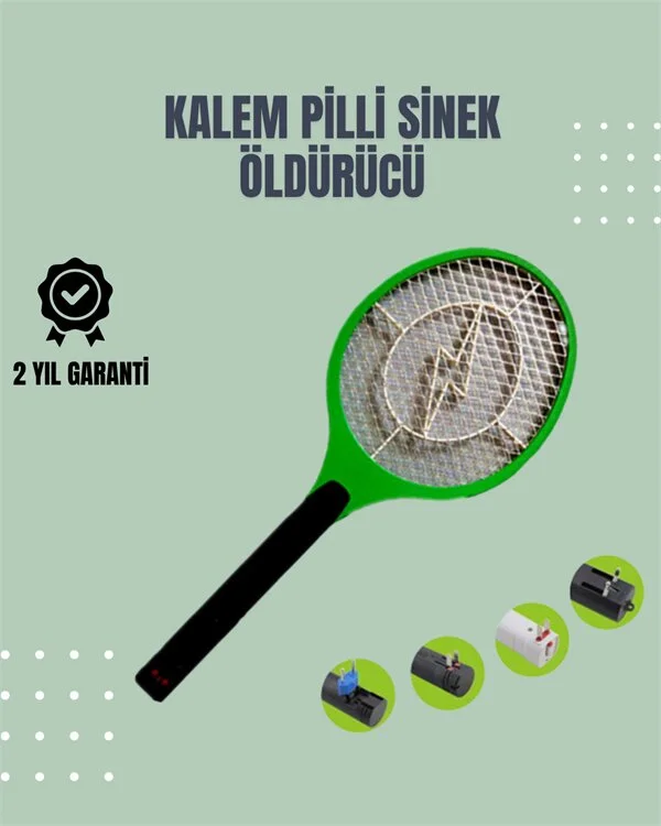 Sessiz ve Etkili Böcek Öldürücü – Üç Katmanlı Koruyucu Izgaralı Elektronik Sineklik