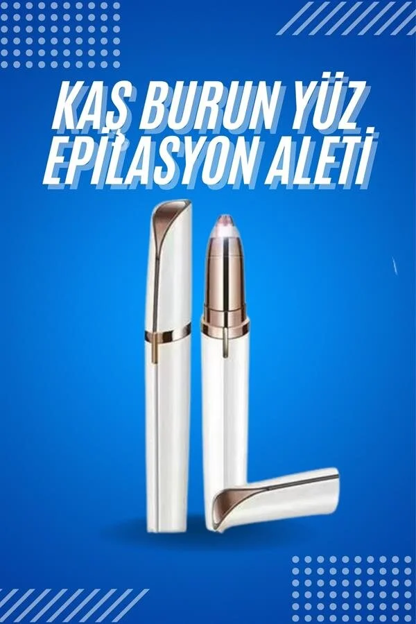 Yüz Epilatör Kıl Kaş Bıyık Tüy Alma Aleti Kaş Bıyık Alma Epilatörü