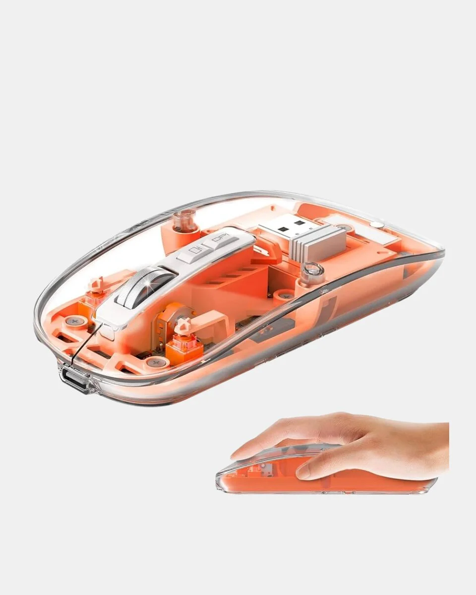 Çift Modlu Kablosuz Bluetooth 5.0 + 2.4GHz Mouse – 3 Cihaz Bağlantılı Hızlı Geçiş Düğmeli