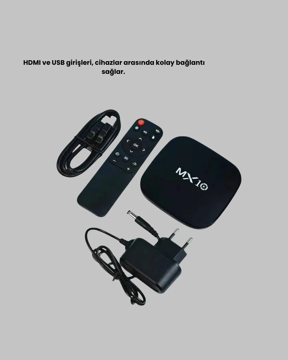 4K Ultra HD TV Kutusu – 8 GB Hafıza Google Asistan Chromecast Dolby Destekli