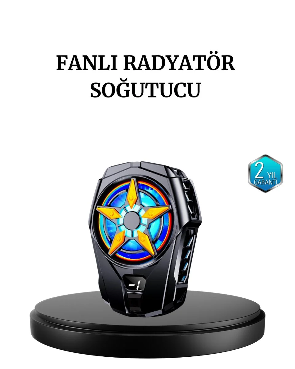 Şarj Edilebilir Telefon Soğutucu Fan – Taşınabilir Sessiz ve Güçlü Oyun Soğutucusu