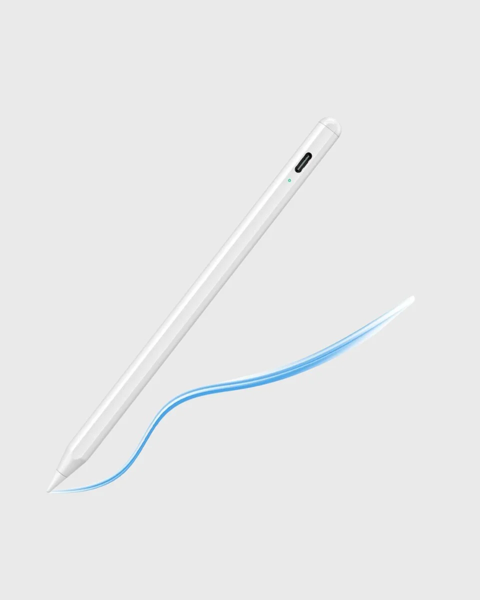 Type-C Şarjlı Dokunmatik Kalem – iPad iPhone ve Android Uyumlu Sessiz Çalışan