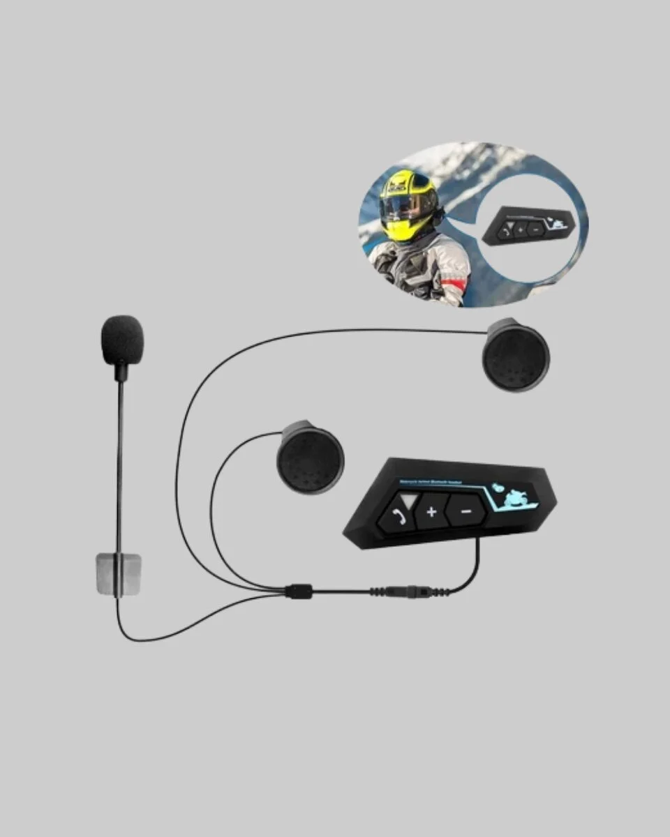 BT22 Kask Bluetooth Kulaklık 5.0 Gürültü Engelleyici ve Eller Serbest Kullanım