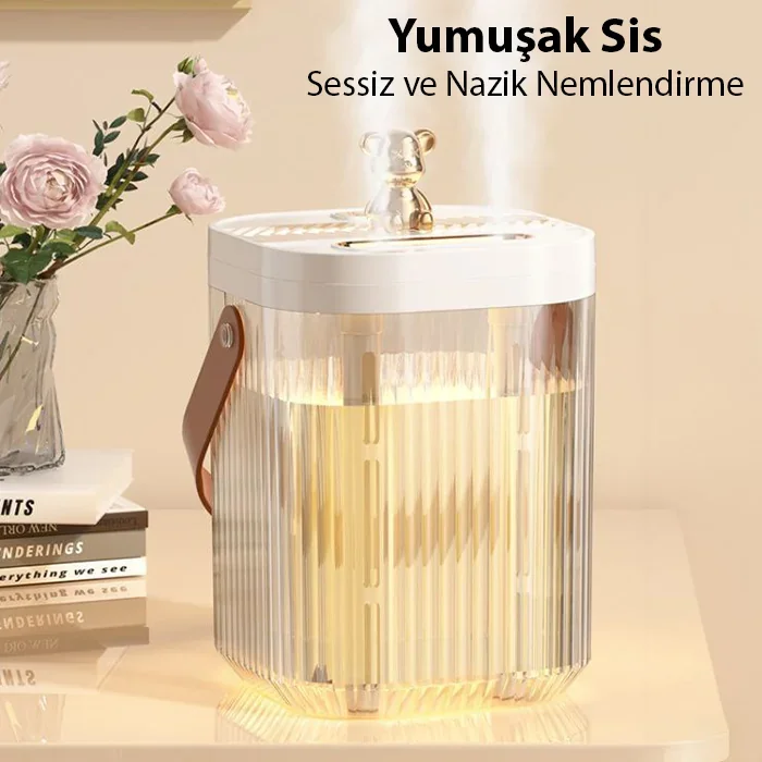 ALLY AquaBreeze 2000 Çift Buharlı 2L Ev Tipi Hava Nemlendirici-(5775)