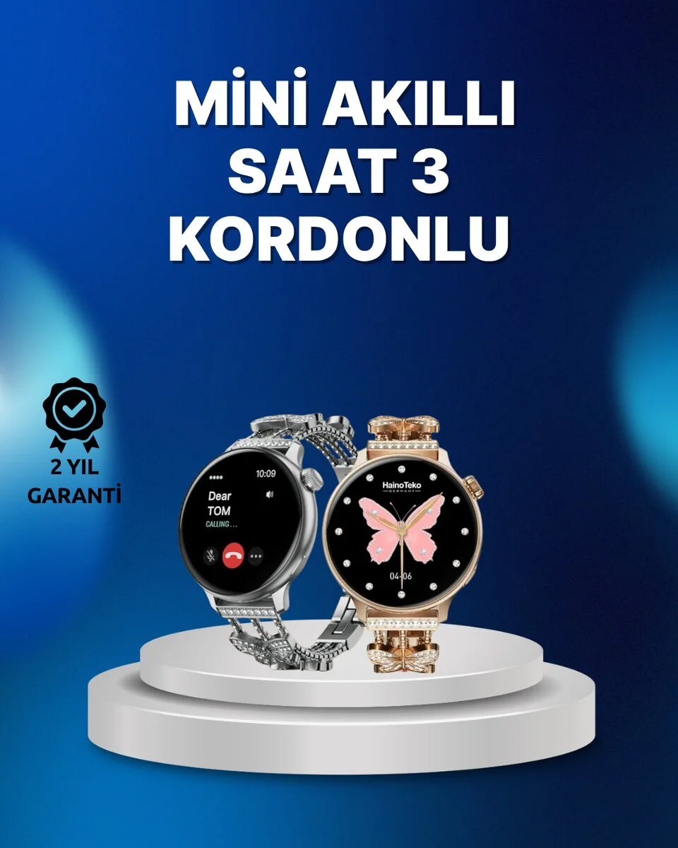Akıllı Saat – Uzun Pil Ömrü IP67 Suya Dayanıklılık Şık ve Hafif