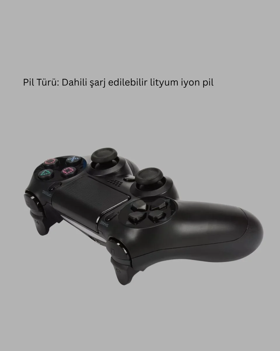 Kablosuz Titreşimli Oyun Kolu – Yüksek Hassasiyetli Analog Kontrol ve Ergonomik Tutma