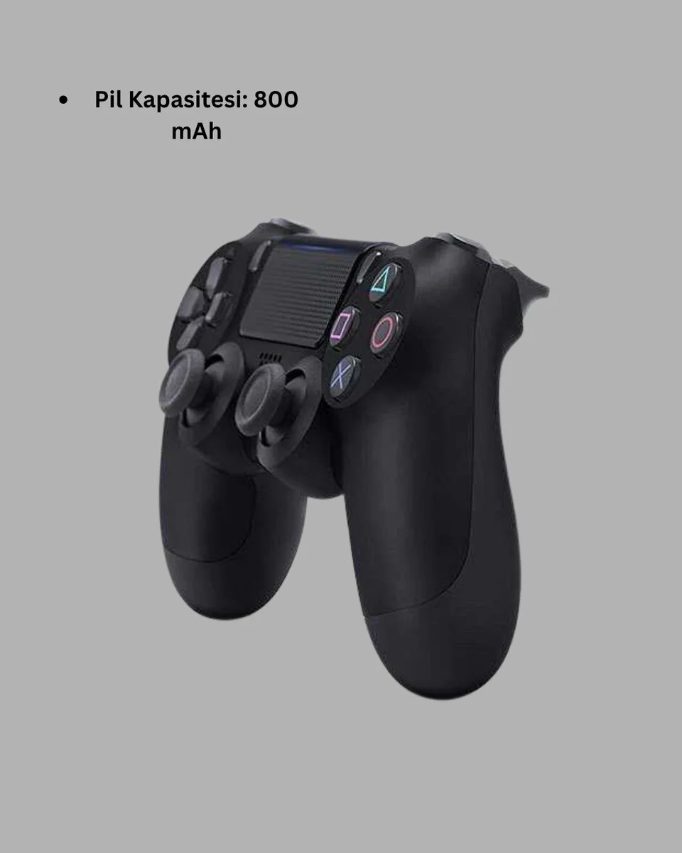 Kablosuz Titreşimli Oyun Kolu – Yüksek Hassasiyetli Analog Kontrol ve Ergonomik Tutma