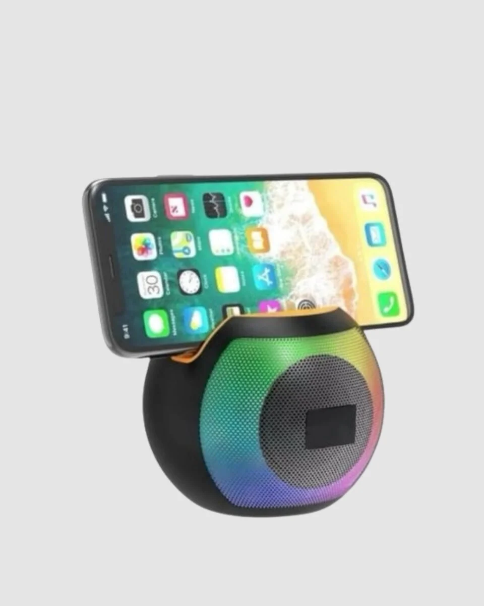 Taşınabilir Bluetooth Hoparlör – RGB Işıklı Güçlü Bas ve 8 Saat Pil Ömrü