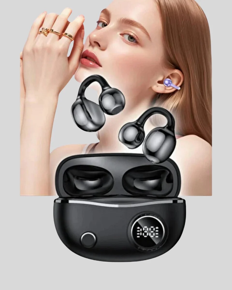 Ergonomik Açık Kulak Bluetooth Kulaklık – Hafif Şık ve Düşük Gecikmeli Ses Deneyimi