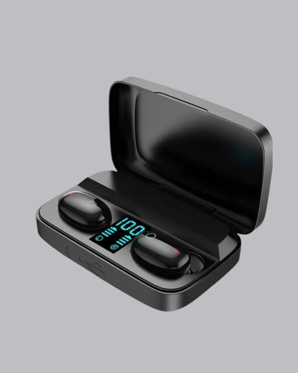 TWS Bluetooth Kulaklık 1800mAh Şarj Kutulu Dijital Ekranlı