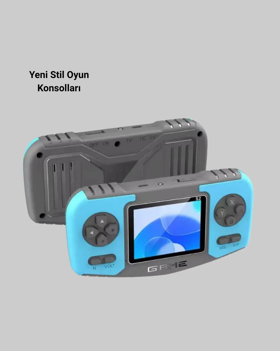 Çocuklara Özel Retro Oyun Konsolu Portatif Eğlence Cihazı