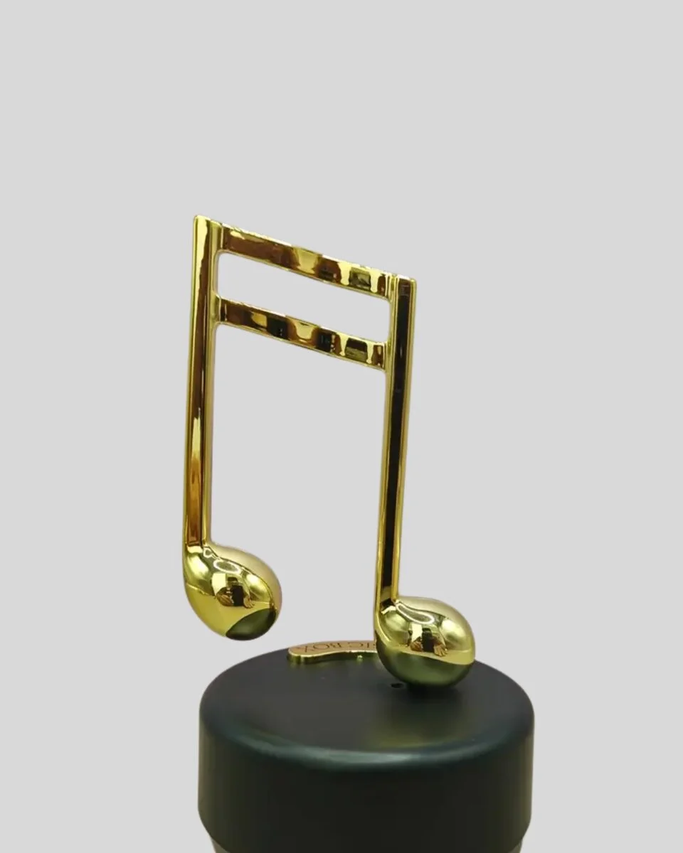 Melodious Music Altın Nota Figürlü Müzik Kutusu