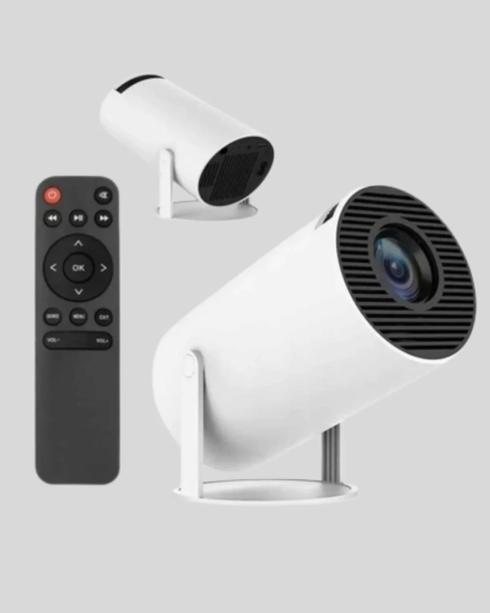 Kablosuz Mini Projeksiyon Cihazı Oyun ve Film İçin Taşınabilir Ev Sineması