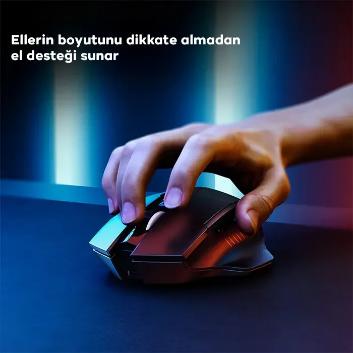 İNPHİC PM6 Kablosuz Fare Şarj Edilebilir Sessiz Kullanım 2.4G 500 mAh USB Mouse-(5775)