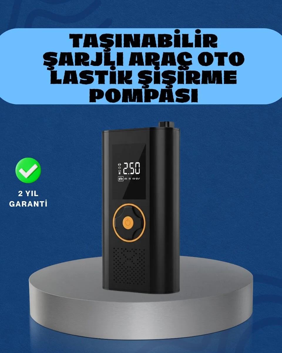 Otomatik Duran Dijital Hava Pompası Kompakt ve Taşınabilir Tasarım