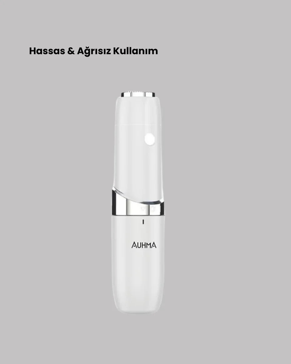 LED Işıklı Yüz Epilasyon Aleti Hassas ve Ağrısız Tüy Alma