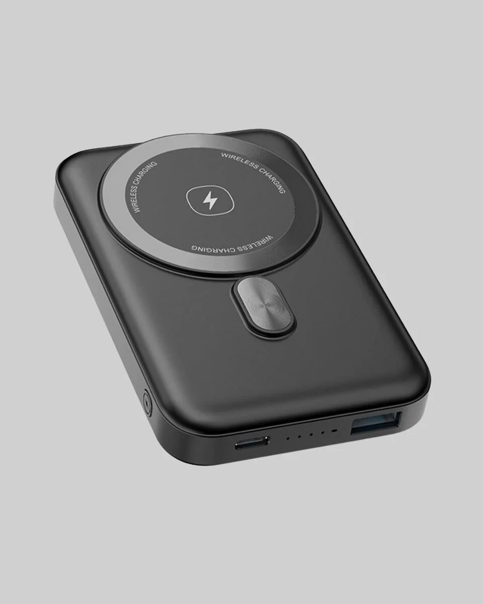 Kablosuz ve Kablolu Kullanım Sunan Taşınabilir Powerbank