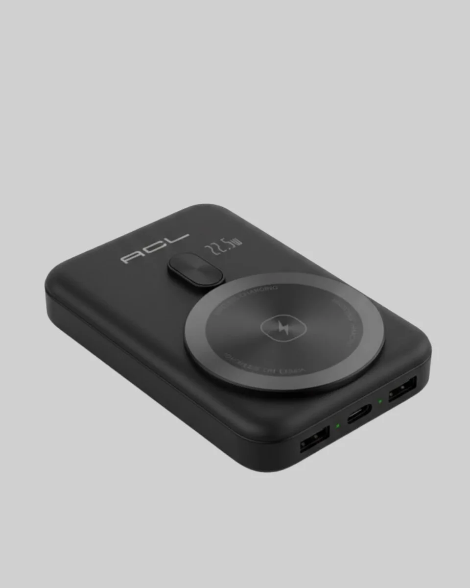 Manyetik Kablosuz Powerbank 22.5W Hızlı Şarj LCD Göstergeli