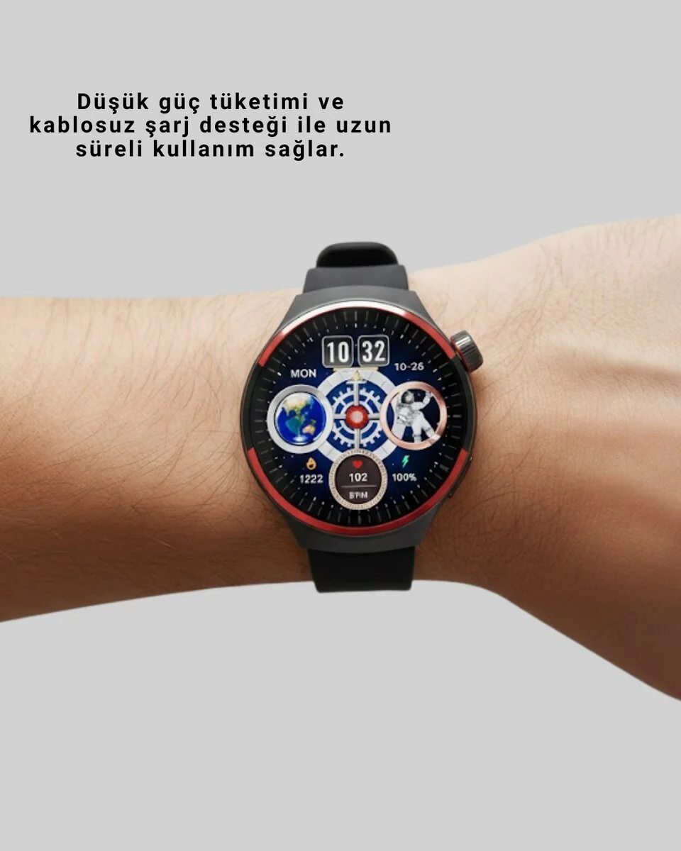 Bluetooth Arama Özellikli Akıllı Saat Suya Dayanıklı