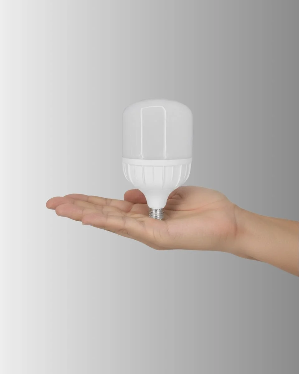 Şarjlı LED Torch Ampul 30 Watt Beyaz Işık Enerji Tasarruflu