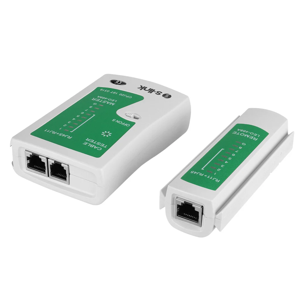 S-LINK SL-468 RJ45 ve RJ11 Tester Kablo Test Cihazı(1923)