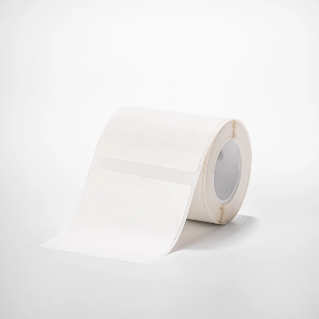 NIIMBOT T50 Etiket 50mm x 50mm (Tek Kolonda 1li) 150 adet Beyaz Yuvarlak (B1 B21S B3S B21 PRO)(1923)