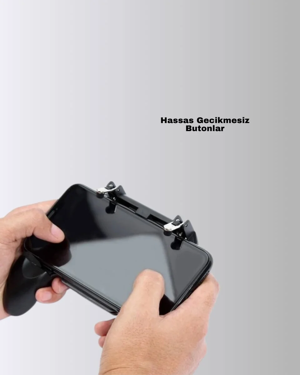 Joystickli ve Tetikleyicili PUBG Mobile Gamepad Oyun Kontrolcüsü