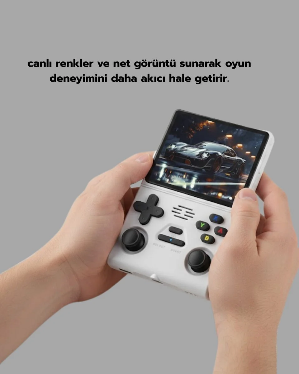 Kablosuz Kollu El Oyun Konsolu TV Bağlantı Destekli