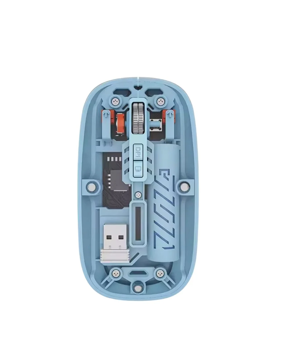 Bluetooth 5.2 Destekli Mavi Pilli Kablosuz Mouse