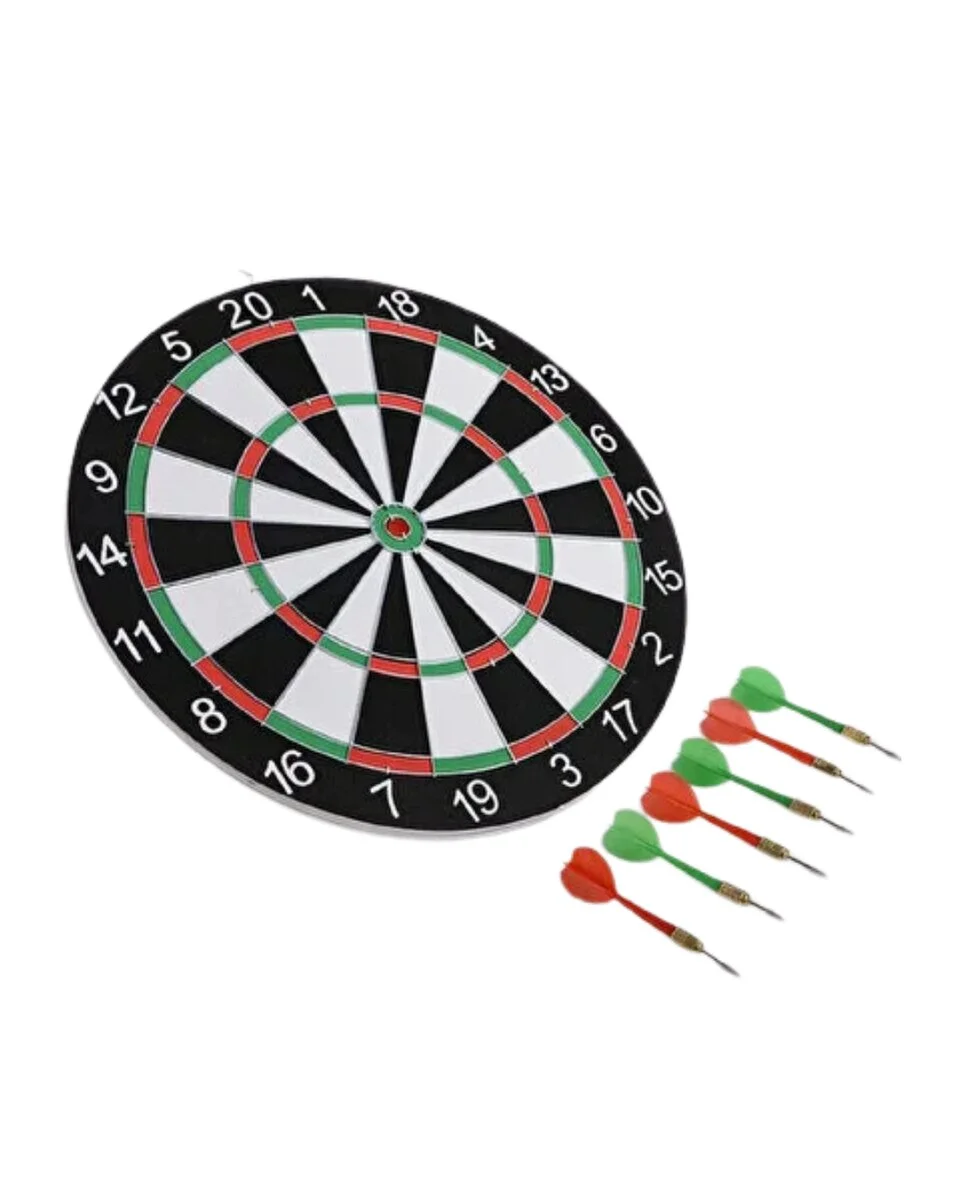 Şık Tasarımlı Dart Tahtası 12 İnç Dayanıklı Ahşap Gövde