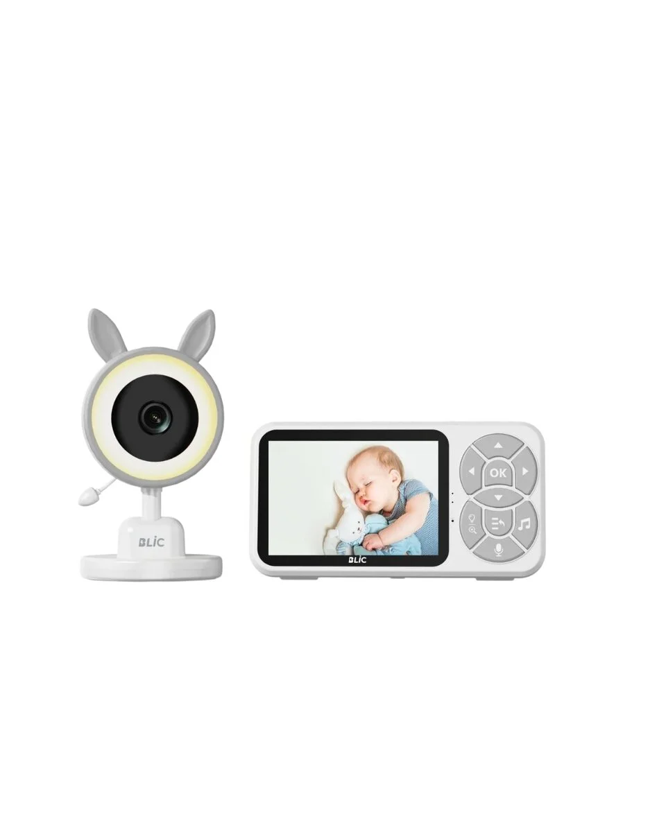 Karşılıklı Sesli Bebek Kamerası 4x Zoom Sıcaklık Sensörlü