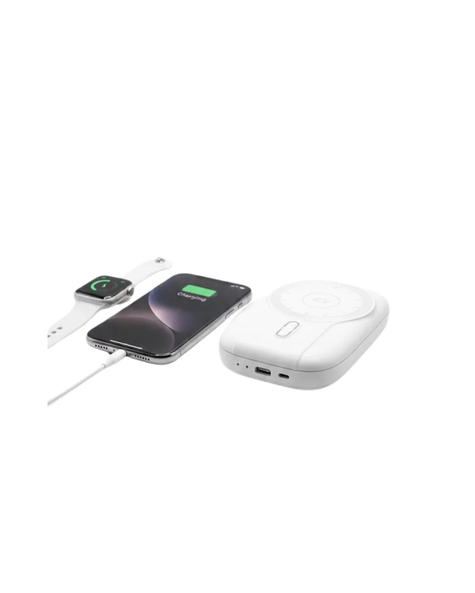 Kablosuz ve Kablolu Şarj Destekli 10000 mAh Taşınabilir Powerbank