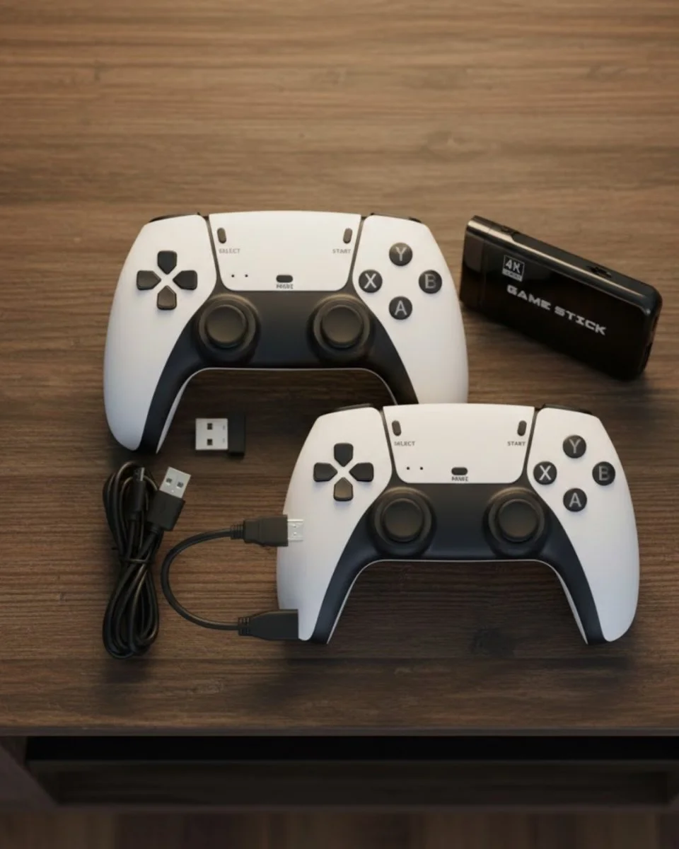 20600 Oyunlu Retro Oyun Konsolu Kablosuz Joystick
