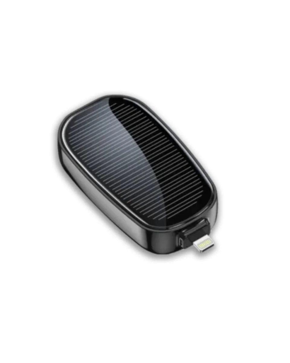 Mini Güneş Enerjili Powerbank Cep Tipi Acil Şarj Cihazı