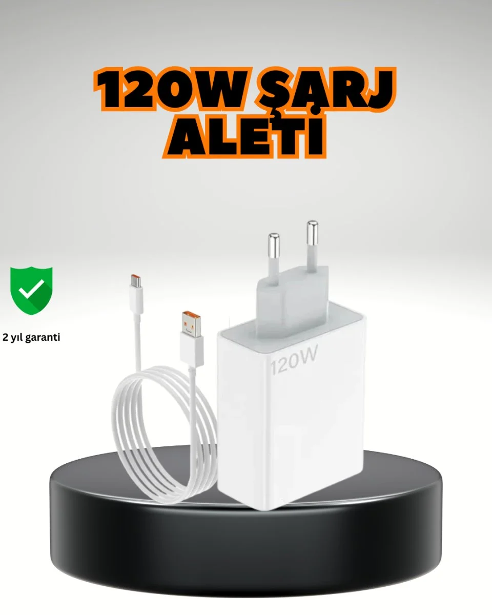 120 Watt Ultra Hızlı Şarj Seti Realme 7 8 9 Pro Uyumlu