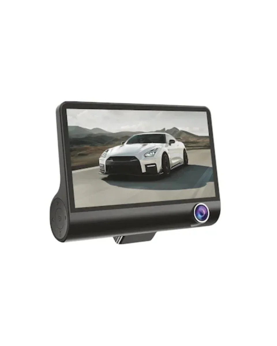 Araç DVR Kamera Çift Lensli 4 İnç Ekranlı G Sensörlü