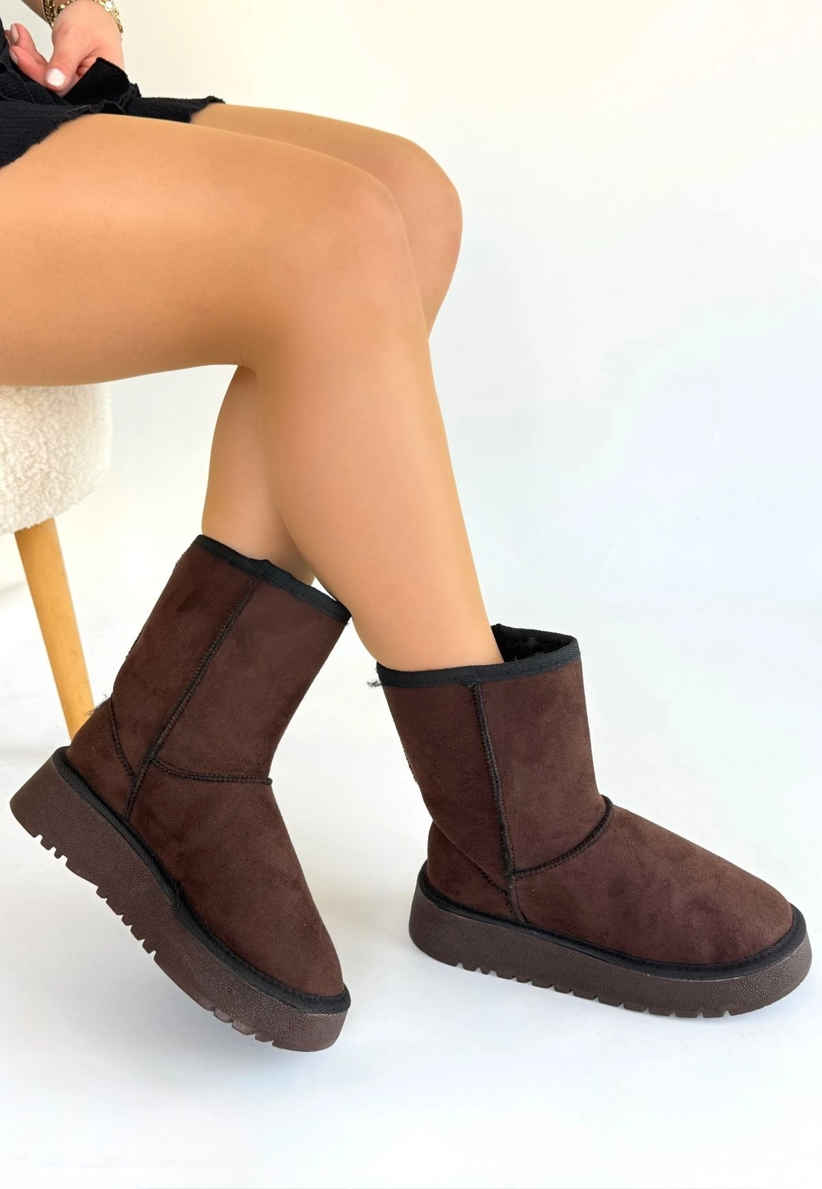 Sophia Kahverengi Süet Bot