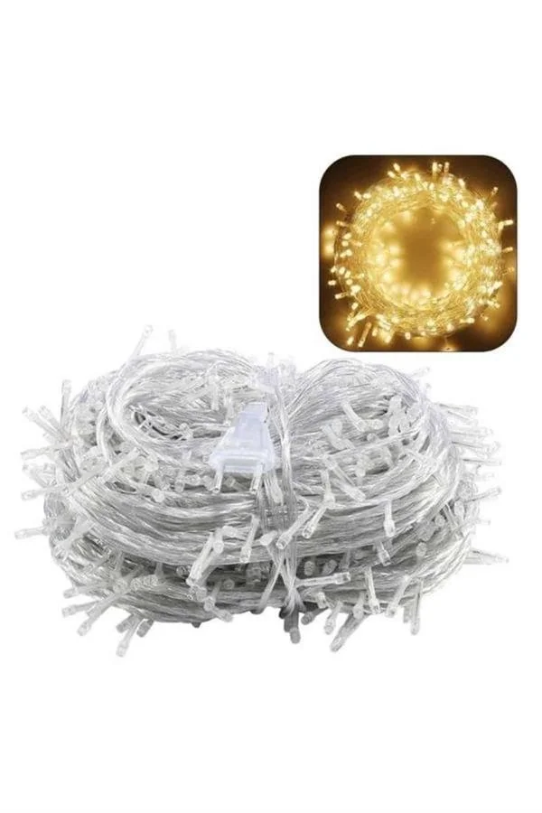 10 Metre Günışığı Led Işık Fişli Dekoratif Ortam Aydınlatması 3 Modlu Led Şerit Işık