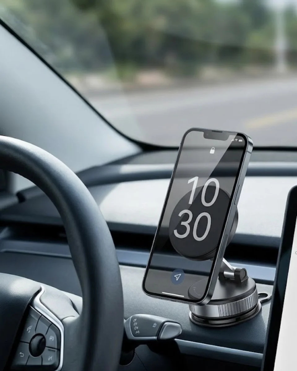 Güçlü Mıknatıslı Araç Telefon Tutucu 360 Derece Döner Stand