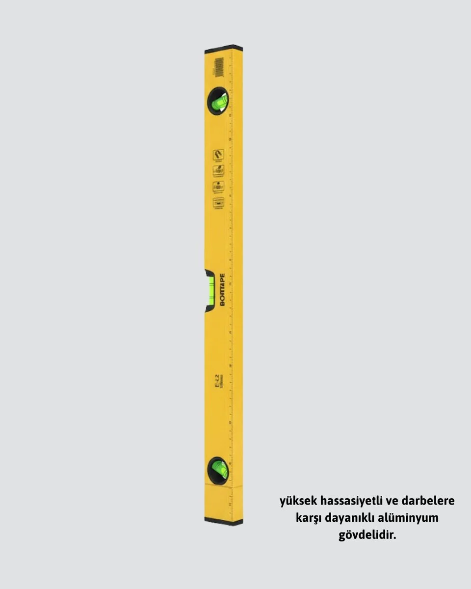 Profesyonel 600 mm Su Terazisi Duvar ve Montaj İşleri İçin