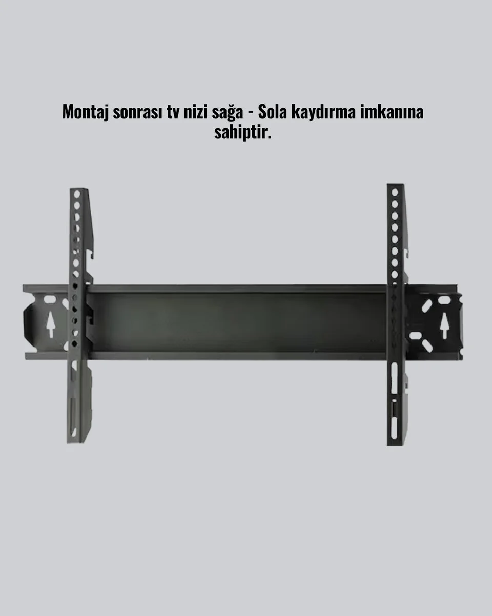 32-65 İnç LCD LED TV Askı Aparatı 75 kg Taşıma Güçlendirilmiş Çelik