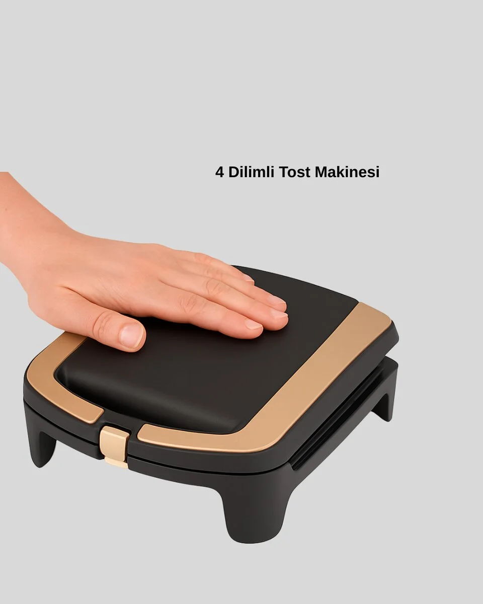 Tost Makinesi Yapışmaz Plaka 1500 Watt Güçlü Performans