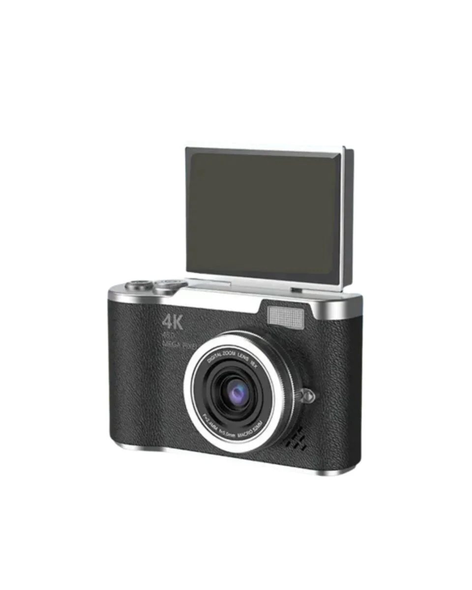 4K Video Çekim Özellikli Dijital Kamera 48 MP 8X Zoom ve 180 Derece Döner Ekranlı