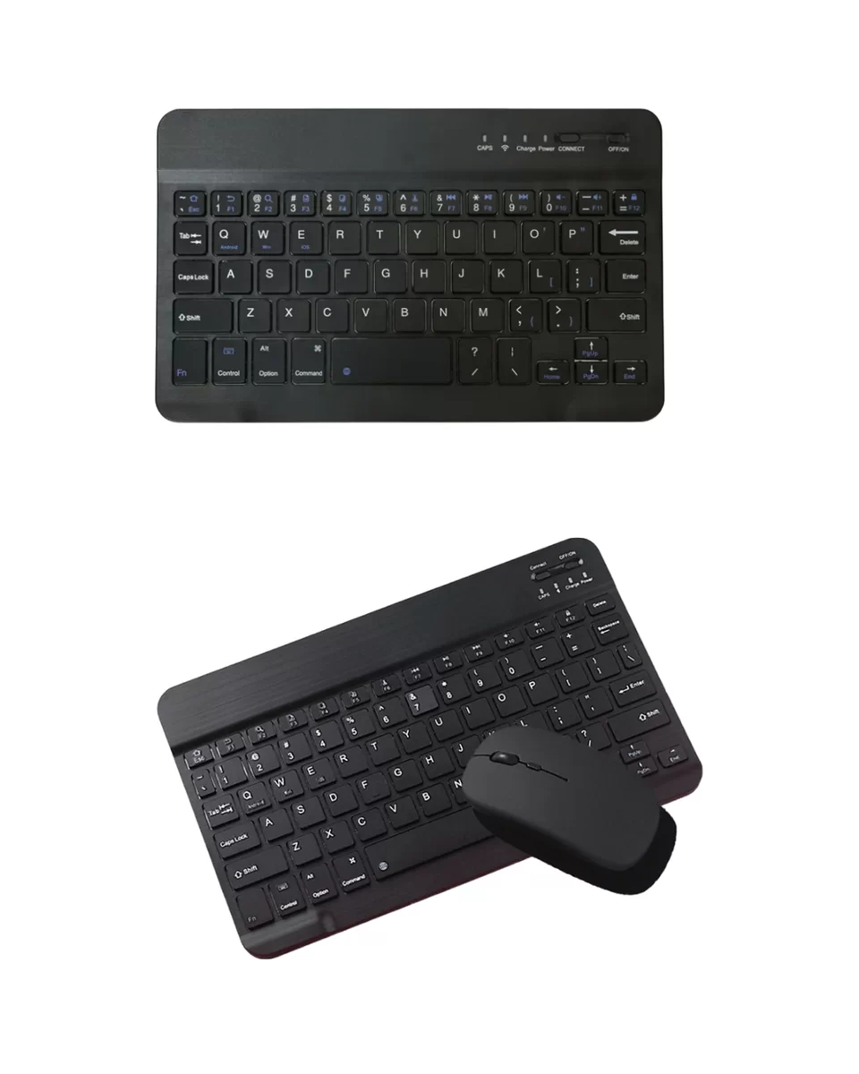Kablosuz Bluetooth Klavye Mouse Seti Wireless Sessiz İnce Tasarım Çoklu Uyumlu