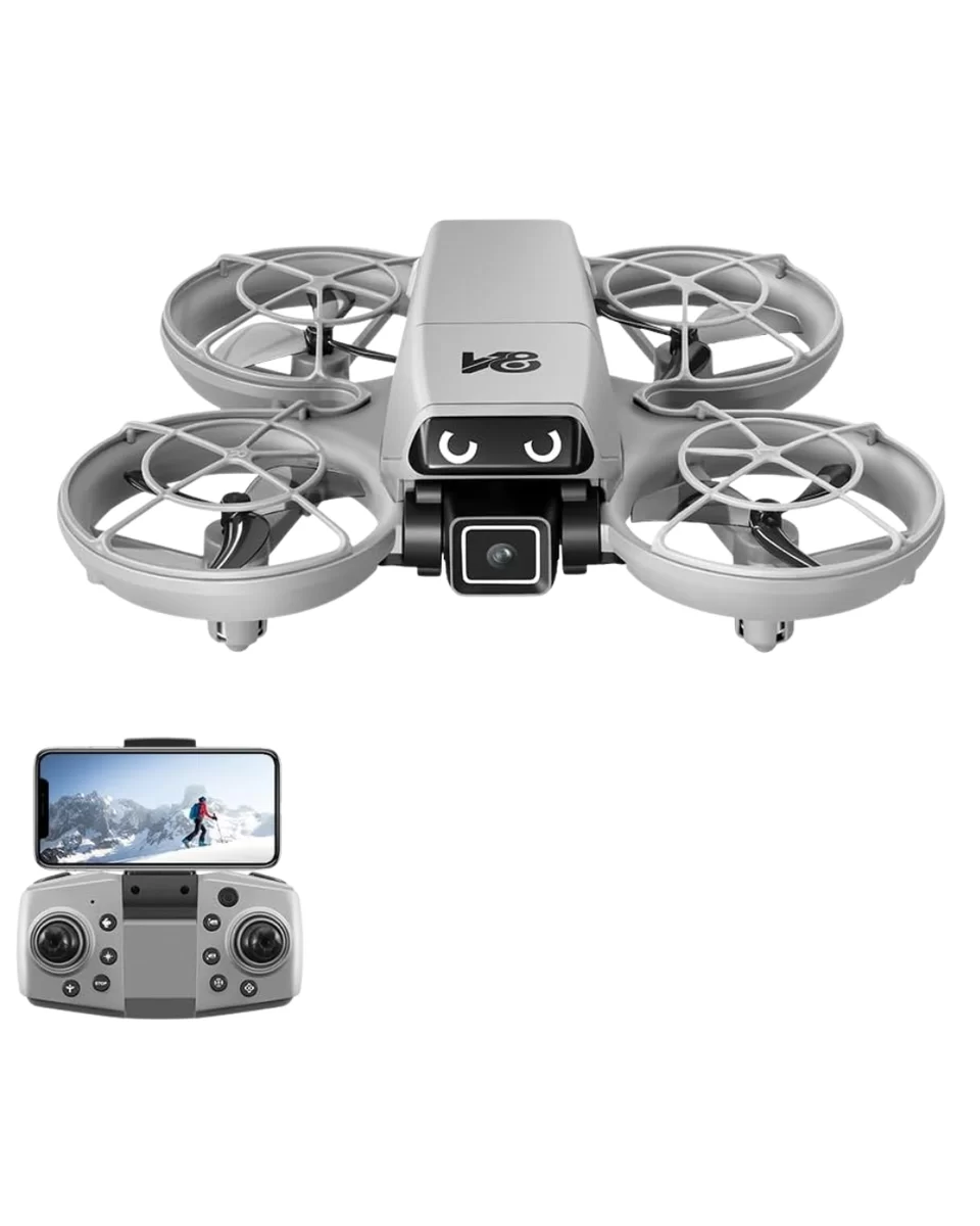 LED Işıklı Mini Drone Kameralı Headless ve APP Destekli