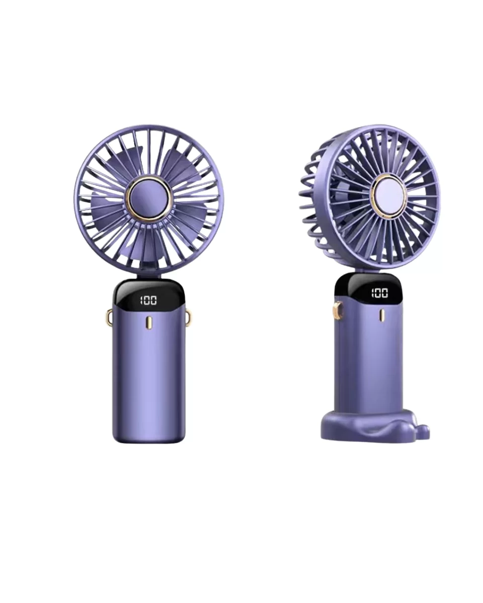 5 Kademeli Güçlü Üfleme Kapasiteli Taşınabilir Mini Fan
