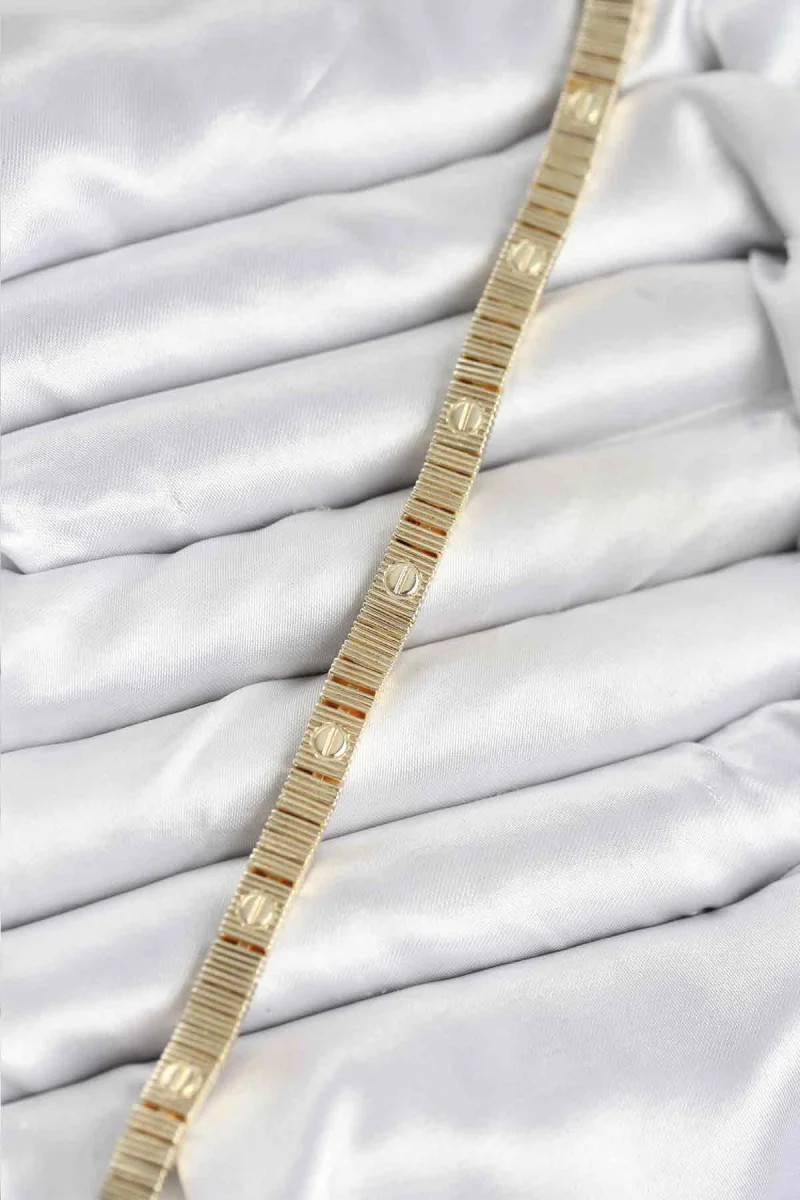 Gold Renk Vip Seri Bileklik 5886