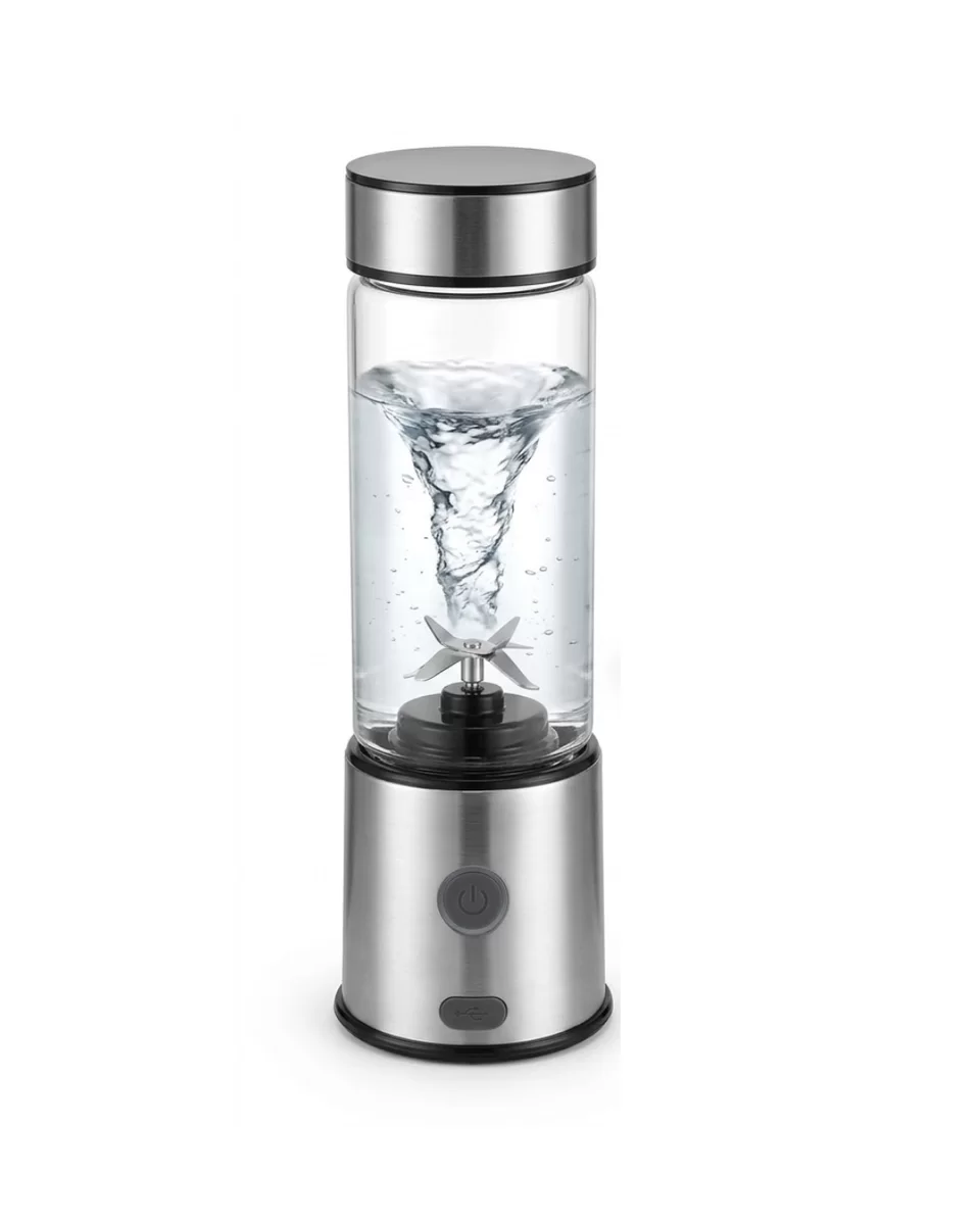 USB Type C Şarjlı Cam Blender 6 Bıçaklı Smoothie ve Shake Blender