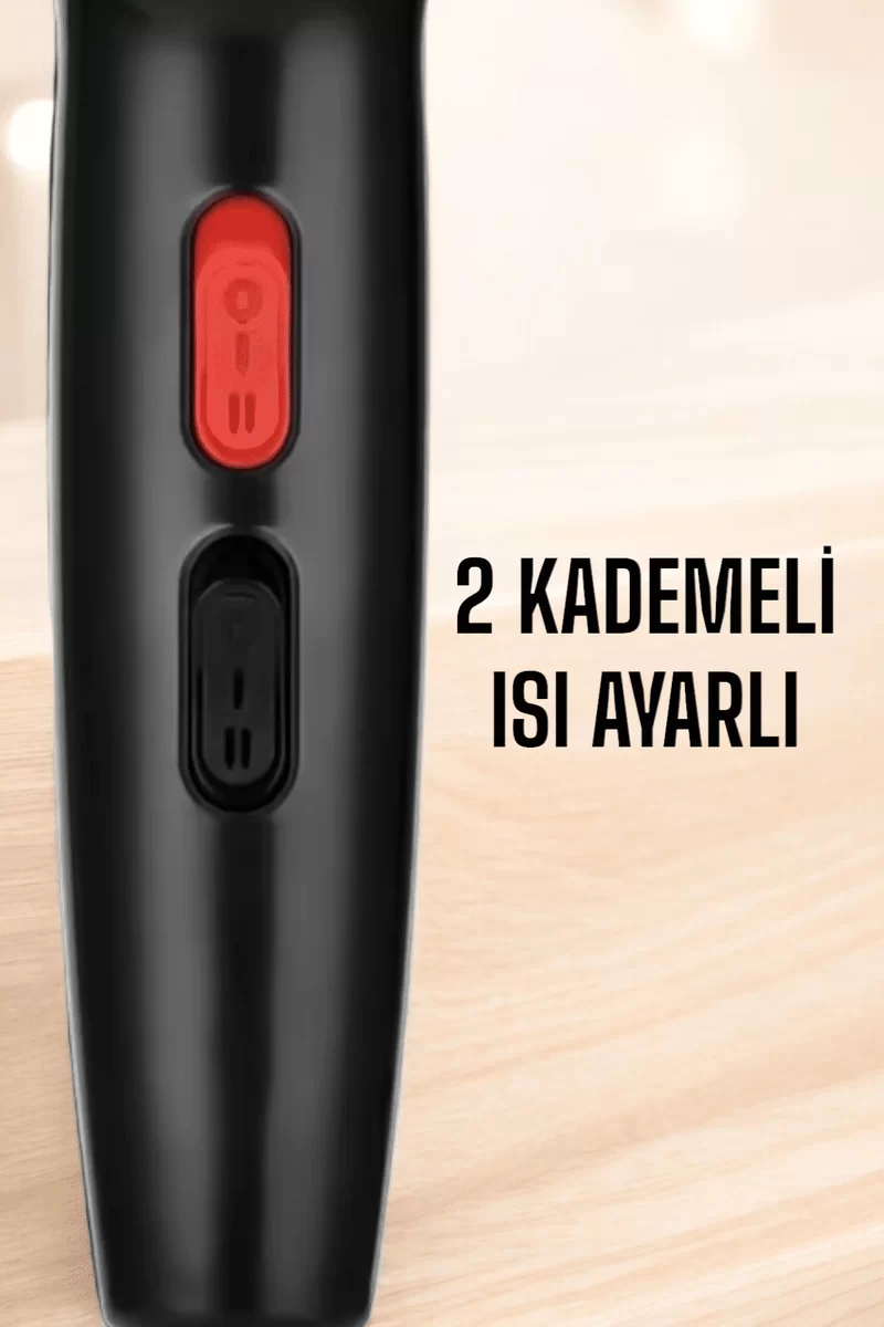 Soğuk ve Sıcak Üfleme Özellikli AC Motorlu Saç Kurutma Makinesi