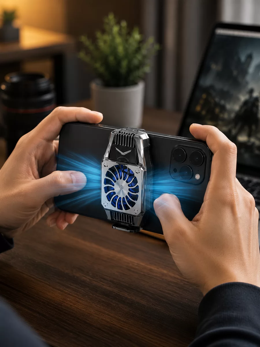 Telefon Soğutucu Fan Güçlü Hava Akışı ile Etkili Soğutma